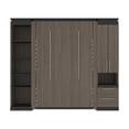 thumbnail image 2 of Atlin Designs 98" Full Murphy Bed with Narrow Storage in Bark Gray, 2 of 13
