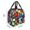 thumbnail image 2 of Rocae Easter Eggs2 for Insulated Lunch Bag for Women Men,Large Lunch Box for Work School Picnic Hiking Daytrip, 2 of 5