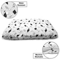 thumbnail image 3 of Graduation Pet Bed, Heads and Diplomas Patterns Happy Cheerful Day Celebration, Chew Resistant Pad for Dogs and Cats Cushion with Removable Cover, 24" x 39", Pale Grey White, by Ambesonne, 3 of 4