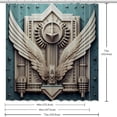 thumbnail image 6 of Independence Day Waterproof Bathroom Curtains Set with Hook, Printed Shower Curtain Set for Bathroom Decoration, 6 of 6