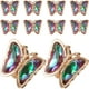 thumbnail image 5 of 10 botones de mariposa para coser, botones decorativos para ropa, material para botones DIY, 5 of 7