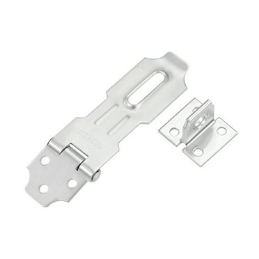 Uxcell Padlock Hasp Door Clasp Bolts Lock Latch Mounting Stainless Steel Silver