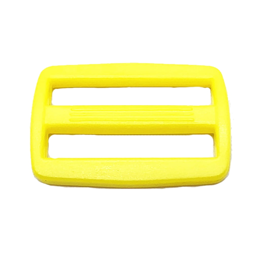 CHAOMA 10Pcs Plastic TriGlide Slide Buckle Adjustable bing Triglides Sliplock Slider Buttons