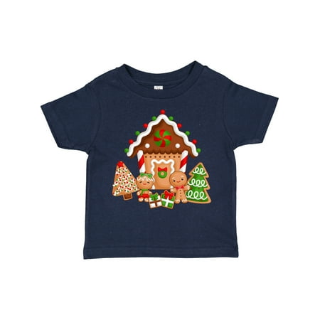 

Inktastic Gingerbread House Christmas Gift Toddler Boy or Toddler Girl T-Shirt