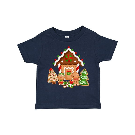 Inktastic Gingerbread House Christmas Boys or Girls Toddler T-Shirt