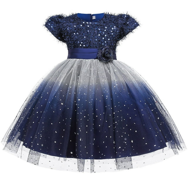 HAWEE Robe en Dentelle à Fleurs pour Filles, Princesse, Boutique, Mariage, Concours, Fête, Robe de Bal