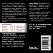 CrystalClear MuckOff, Beneficial Bacteria Treatment for Small Pond & Water Garden Muck Control - 384 Tablets