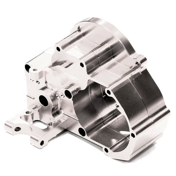 Integy RC Toy Model Hop-ups T8098SILVER Evolution Alloy HD Gearbox for 1/10 Slash 2WD, Electric Stampede 2WD and Rustler