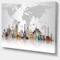 thumbnail image 3 of Designart Famous Monuments Across World Canvas Wall Art, 3 of 4