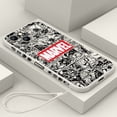 thumbnail image 1 of Funda de dibujos animados de superhéroes de Marvel para Apple iPhone 14, 13, 12, 11 Pro Max Plus, XS, XR, X, 8, 7, SE, cuerda líquida izquierda Fivean unisex, 1 of 1