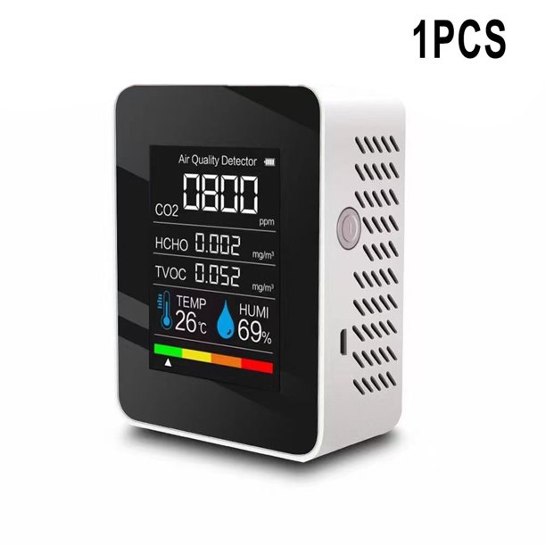 Goodhd 3/5 in1 Infrared CO2 Detector Temperature Humidity Monitor Air