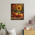 thumbnail image 4 of Paint by Numbers Kit for Adults, Autumn Sunflower Pumpkin Decor Paint by Numbers, Easy Paint by Numbers Kit for Adults Beginner, DIY Adult Paint by Number Kits on Canvas, Home Decor, 4 of 7