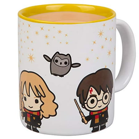 Harry Potter Chibi Ceramic Coffee Mug - Harry, Hermione and Ron Chibi Design - 11 (Best Harry Potter Christmas Gifts)