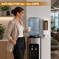 thumbnail image 7 of INCTUO Cup Dispenser Wall Mounted Bathroom Cup Holder, 3oz-5oz Disposable Paper Cup Plastic Cup Dispenser, Water Cooler Dispenser Cup Holder with Paste Plate for Home Office Hospital Gym, 7 of 7