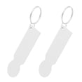 thumbnail image 1 of unbranded 2Ud Llaveros Para Carrito De Compras De Inoxidable Tokens Con Portátil Y, 1 of 6