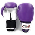 thumbnail image 6 of Woldorf USA Men and Women Training Fighting Sports Boxing Gloves - Heavy Punching Bag for Kids - Sparring Gloves, Kickboxing Gloves, Muay Thai Gloves and MMA Sparring Gloves - Vinyl Purple, 6 of 7