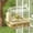 22#Brown, variant on Bird Bath Tub, Hanging Bird Cage Bath Box Splash Proof Transparent Bird Shower Container Easy Clean, Bird Bath for Parrots Budgies Cockatiels Lovebirds Daily Bathing Cage Care