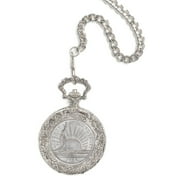 American Coin Treasures American Coin Treasures Statue of Liberty Commemorative Men's Pocket Watch