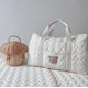 thumbnail image 4 of Upgrades Mom Diaper Bag Waterproof Handbag Versatile Baby Gear Organize Bag Cotton Bag for Travel & Daily Outings, 4 of 4