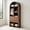 Walnut, variant on Demi Bonn Convertible Folding Desk with Storage Shelves, Space-Saving Hideaway Desk, Disappearing Craft Table & Vanity Desk for Small Spaces, Walnut