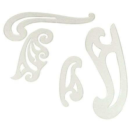 - C-Thru French Curve, 4-Piece Set
