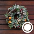 thumbnail image 4 of WEUVEB Coffee Wooden Twig Vine Wreath Frame for Christmas Decorative Projects and Holiday Home Decor, 4 of 8