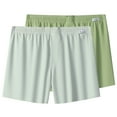 thumbnail image 1 of Man Fashion Solid Color Sleeping Pants Loose Shorts Pajamas Shorts, 1 of 3