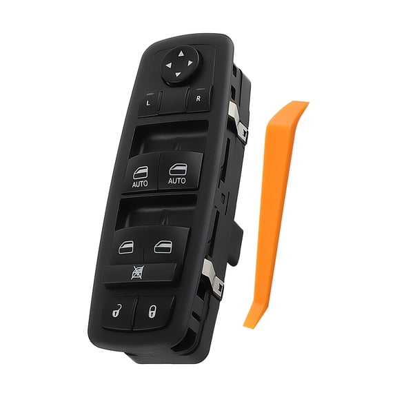 maXpeedingrods Front Driver Side Power Window Switch for Jeep Cherokee 2014-2017, with 2 AUTO Button and 3 9 Pins, Replace OE 68141894AA (Without Power Folding Mirrors)