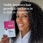 Viviscal Hair Growth Supplements for Women, Thicker Fuller Hair Support for Thinning Hair and Hair Loss, with Biotin and Marine Collagen, Drug-Free, 60 Tablets, 1-Month Supply