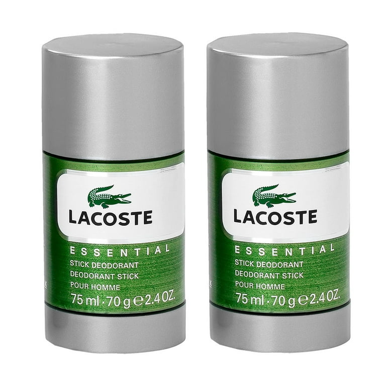 Til fods Med vilje ydre Lacoste Essential for Men 2.4 oz Deodorant Stick (two) - Walmart.com