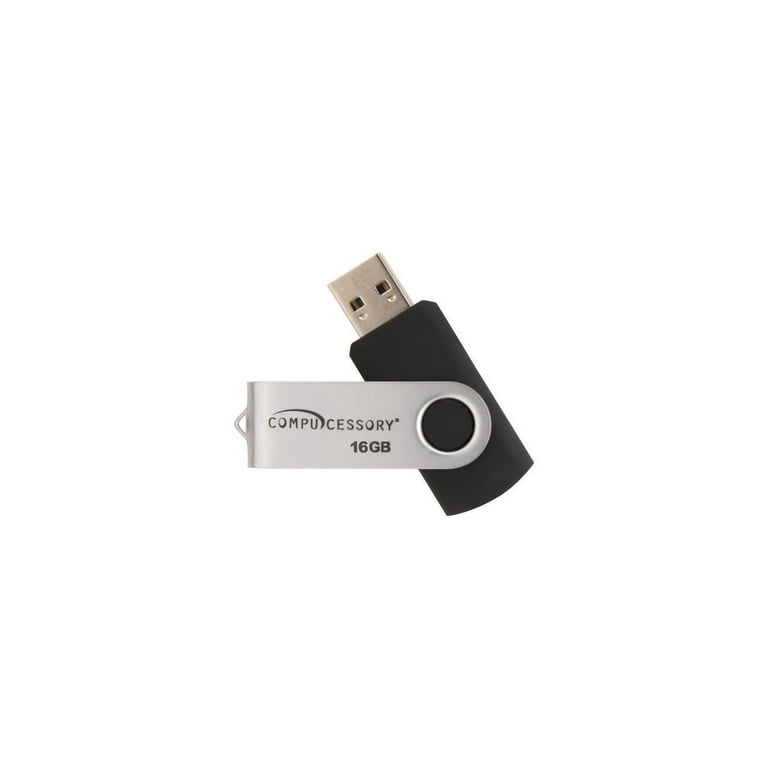 Compucessory Password Protected USB Flash Drives, Aluminum, 1 Each