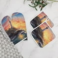 thumbnail image 5 of Ocean Lighthouse Insulated Gloves And Pot Mats (four Piece Set), 5 of 6