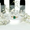 thumbnail image 5 of Rosec Jewels Certified Lab Grown Emerald Cut Emerald Engagement Ring with Diamond - Celtic Knot Ring - AAAA Grade - with Jewelry Box, 10K Yellow Gold, US 9.00, 5 of 9