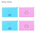 thumbnail image 1 of enqiretly Mask Holder Bag Jewelry Rings Earrings Masks Storage PP Pouch Cartoon Design 2pcs Blue 2pcs Pink, 1 of 1