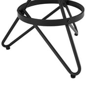 Crosley Furniture Kalen 29 Transitional Metal Stool in Brown/Matte Black