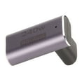 thumbnail image 4 of Adaptador tipo C USB4.0 HD 8K 40Gbps PD240W Carga rápida Carcasa de aluminio Adaptador portátil tipo C a tipo C para teléfono celular hembra a hembra, ángulo recto, 4 of 5