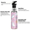 thumbnail image 3 of Yayeee 33oz Insulated Water Bottle Double Wall Stainless Steel with Flip Straw Lid, Purple Halloween, 3 of 7