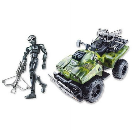 GI Joe Sigma 6: 8" Ninja Tracker ATV and Snake Eyes Action Figure