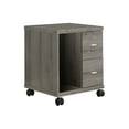 thumbnail image 2 of Monarch Office Cabinet Dark Taupe With 2 Drawers On Castors, 2 of 4