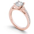 thumbnail image 2 of 1 Carat T.W. Diamond Classic 14kt Rose Gold Engagement Ring, 2 of 5