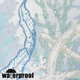 thumbnail image 5 of Nautical Coastal Sea Turtle Shower Curtain Ocean BeachShower Curtains for Bathroom Anchor Jellyfish Seahorse Starfish Seashell Bath Curtain Decor (72'''' × 72''''), 5 of 6