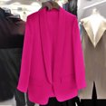 thumbnail image 4 of Wiyuqeen Womens Oversized Suit Coats Dressy Casual Lapel Collar Blazer Loose Fit Business Jackets Pockets Petite Plus Long Sleeve Suit Jackets, 4 of 5