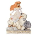 thumbnail image 3 of Enesco Disney Traditions by Jim Shore White Woodland The Little Mermaid Ariel, Max and Scuttle Figurine, 7.75 Inch, Multicolor, 3 of 4