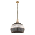 thumbnail image 4 of ZAN-9005-SG-MK Crystorama Lighting Zanzibar - 5 Light Pendant-20.25 Inch Tall and 21 Inch Wide, 4 of 7
