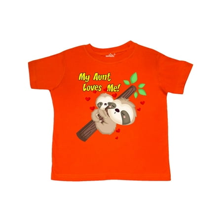 

Inktastic My Aunt Loves Me Gift Toddler Boy or Toddler Girl T-Shirt