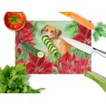 thumbnail image 2 of Carolines Treasures CK1324LCB Planche à Découper en Verre Rhodésie Ridgeback Poinsettas, Grande, 2 of 2