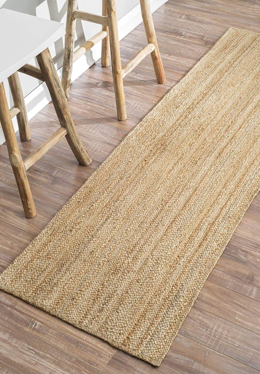Handmade Braided Natural Pure Jute Area Rugs ,Home Décor Rugs Size 2 x 6 Feet ( 60 cm x 180 cm )