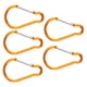 thumbnail image 5 of Paquete de 5 unidades, hebillas para llavero con mosquetón Amarillo, 5 of 5