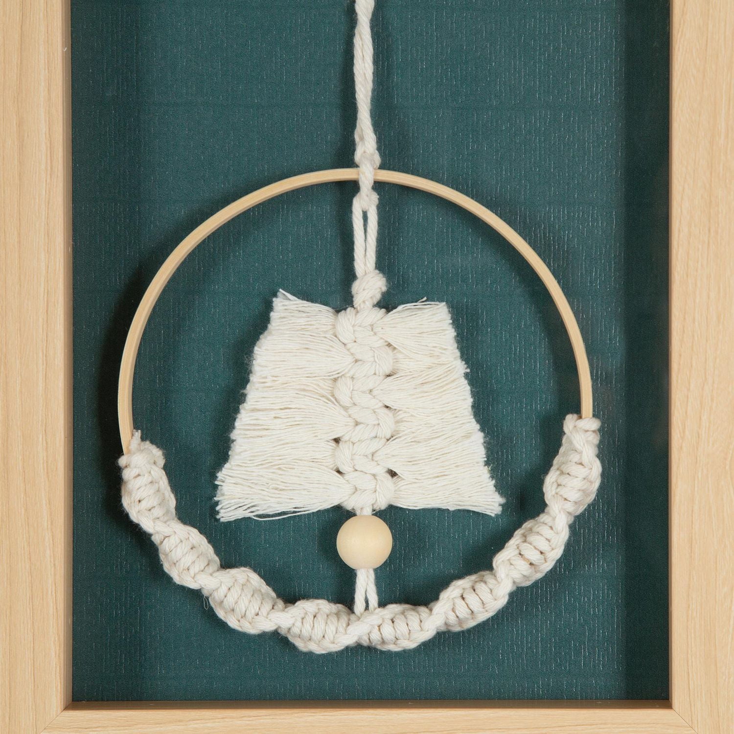 Art mural encadré à base de cordes hometrends