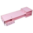 thumbnail image 4 of OULII Support de Moniteur Tiroir Rectangulaire Organiseur de Bureau Rose 1 Pcs Rentrée Scolaire, 4 of 8